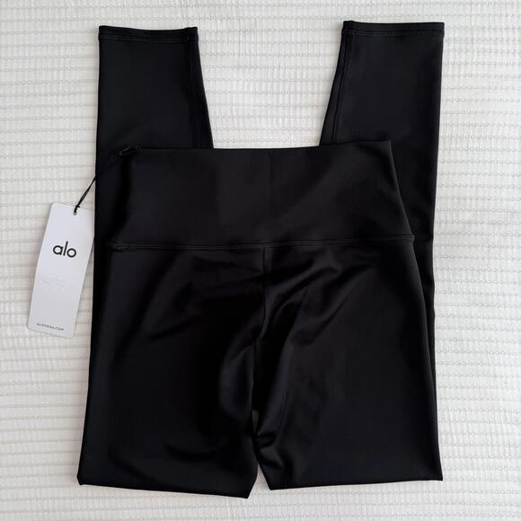 NWT Alo 7/8 High-Waist Airlift Legging Black Size M - Picture 4 of 7